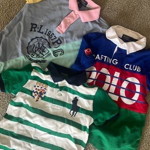 3- Boys size 5 Ralph Lauren Polo Shirts